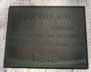 Aleksis Kivi memorial place