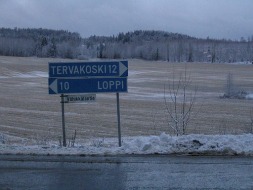skrzyżowanie w Finlandii